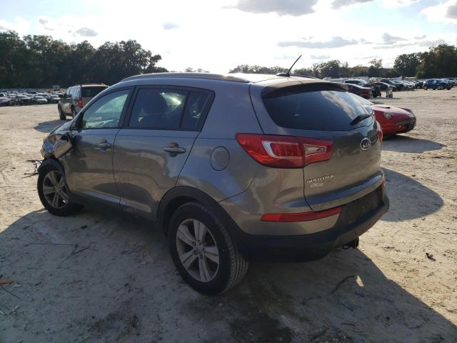 KNDPB3A26C7224914 - 2012 KIA SPORTAGE B SILVER photo 2