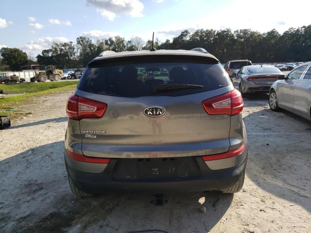 KNDPB3A26C7224914 - 2012 KIA SPORTAGE B SILVER photo 6