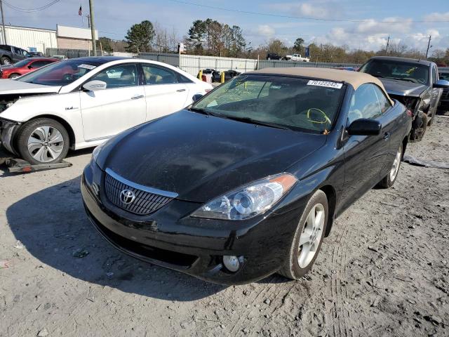 4T1FA38P05U041623 - 2005 TOYOTA CAMRY SOLA BLACK photo 1