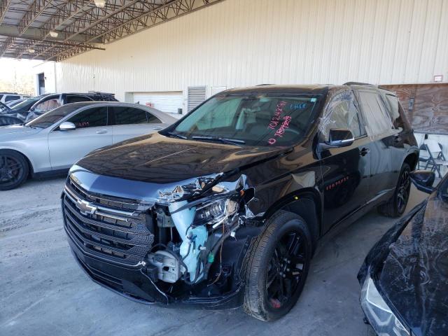 1GNERKKW6MJ155054 - 2021 CHEVROLET TRAVERSE P BLACK photo 2