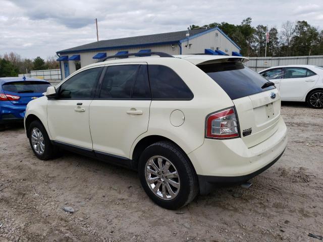 2FMDK39C87BA33827 - 2007 FORD EDGE SEL P WHITE photo 2