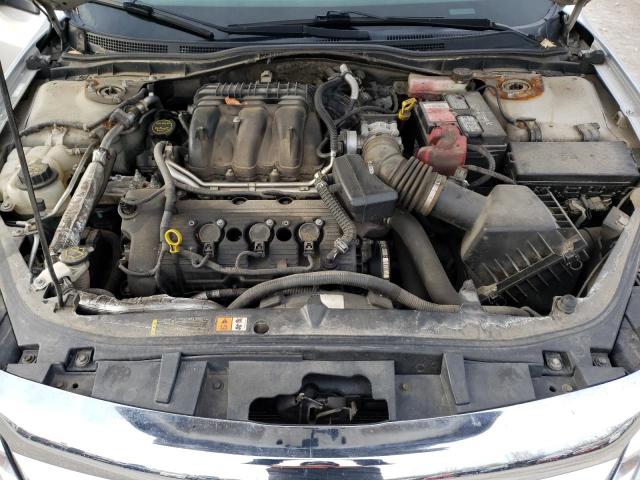 3FAHP0JG3AR266534 - 2010 FORD FUSION SEL SILVER photo 11