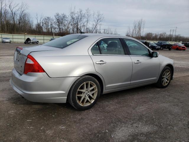 3FAHP0JG3AR266534 - 2010 FORD FUSION SEL SILVER photo 3