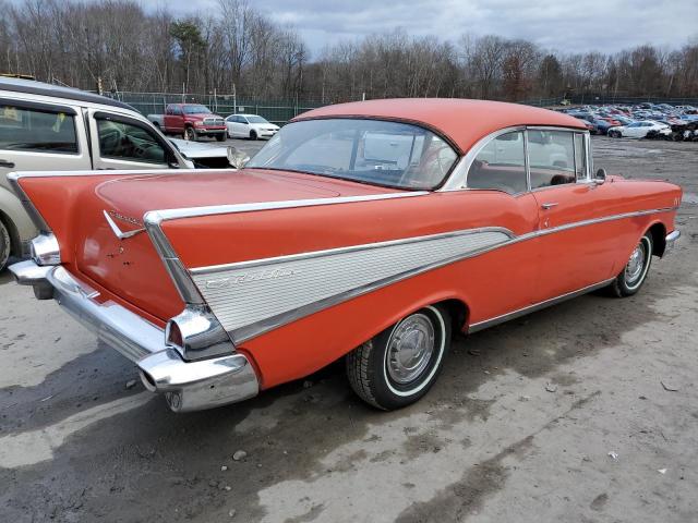 C57B230769 - 1957 CHEVROLET BEL AIR ORANGE photo 3