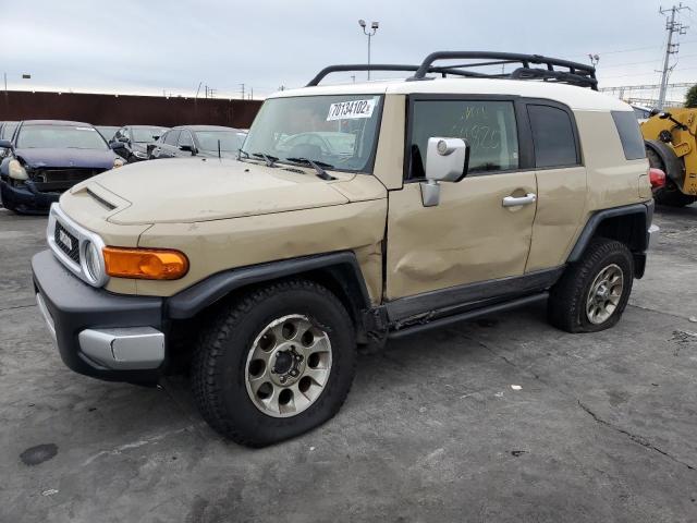 JTEBU4BF2CK124264 - 2012 TOYOTA FJ CRUISER TAN photo 1