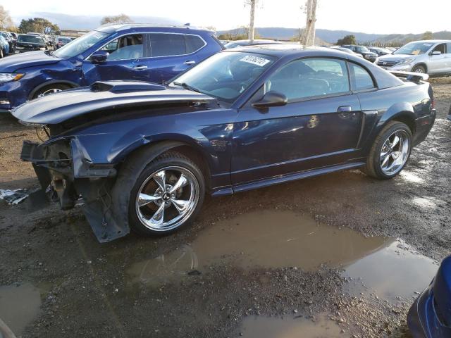 1FAFP42X92F173352 - 2002 FORD MUSTANG GT BLUE photo 1