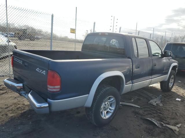 1B7HG2AN31S298814 - 2001 DODGE DAKOTA QUA BLUE photo 3