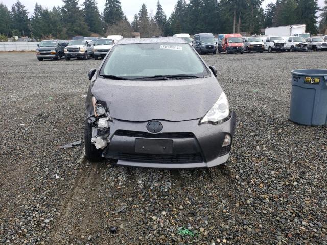 JTDKDTB30E1561080 - 2014 TOYOTA PRIUS C CHARCOAL photo 5