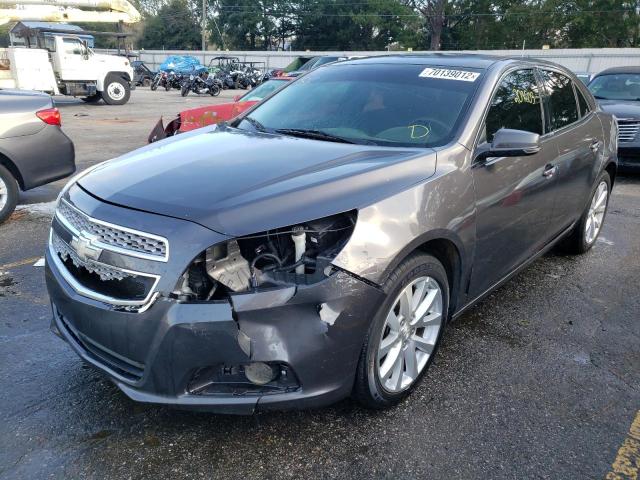 1G11H5SA6DF240133 - 2013 CHEVROLET MALIBU LTZ ნაცრისფერი ფოტო 1