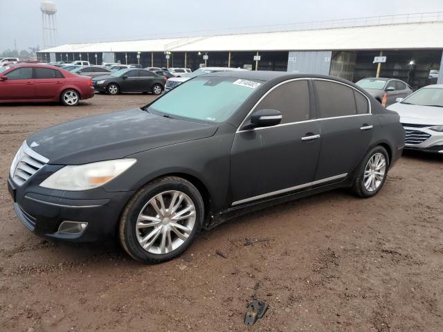 KMHGC4DF2AU092942 - 2010 HYUNDAI GENESIS 4. BLACK photo 1