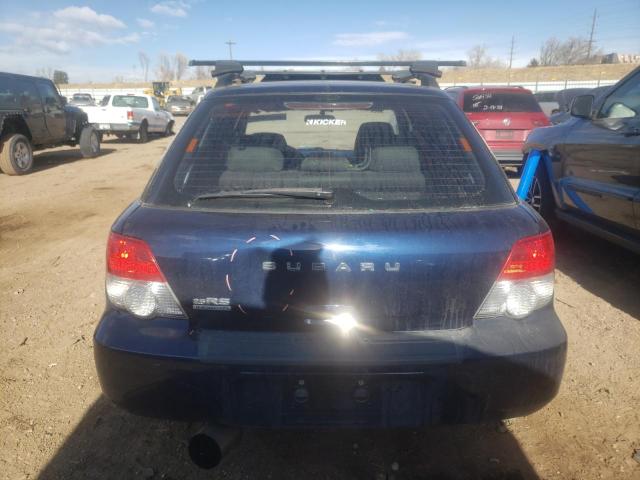 JF1GG67545G816356 - 2005 SUBARU IMPREZA RS BLUE photo 6