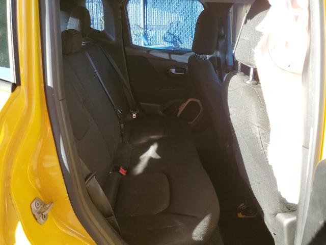 ZACCJAAT4GPC74816 - 2016 JEEP RENEGADE S YELLOW photo 10