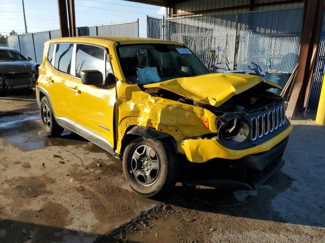 ZACCJAAT4GPC74816 - 2016 JEEP RENEGADE S YELLOW photo 4