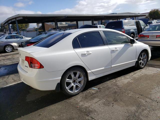 JHMFA36247S017642 - 2007 HONDA CIVIC HYBR WHITE photo 3