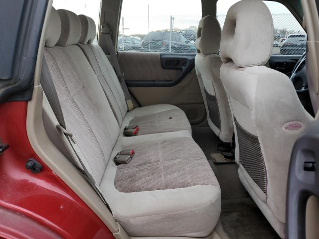 JF1SF65671H763536 - 2001 SUBARU FORESTER S RED photo 10