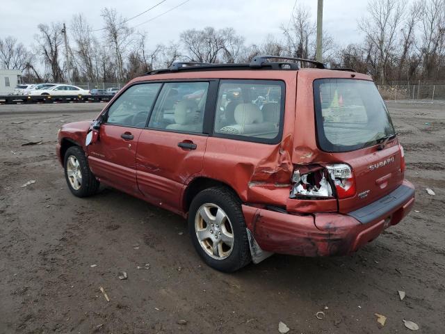 JF1SF65671H763536 - 2001 SUBARU FORESTER S RED photo 2