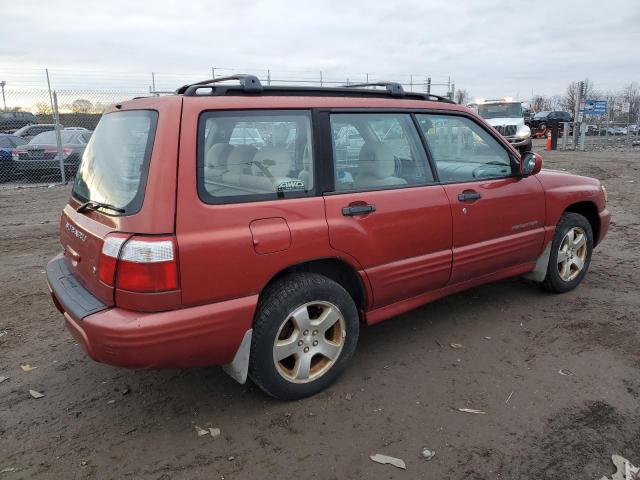 JF1SF65671H763536 - 2001 SUBARU FORESTER S RED photo 3