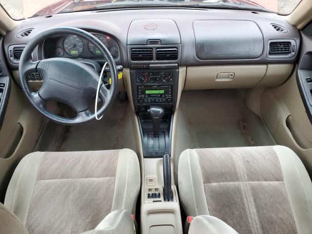 JF1SF65671H763536 - 2001 SUBARU FORESTER S RED photo 8