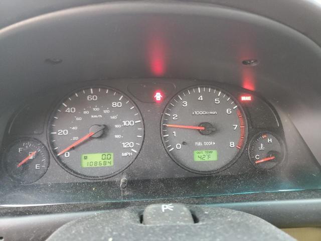 JF1SF65671H763536 - 2001 SUBARU FORESTER S RED photo 9