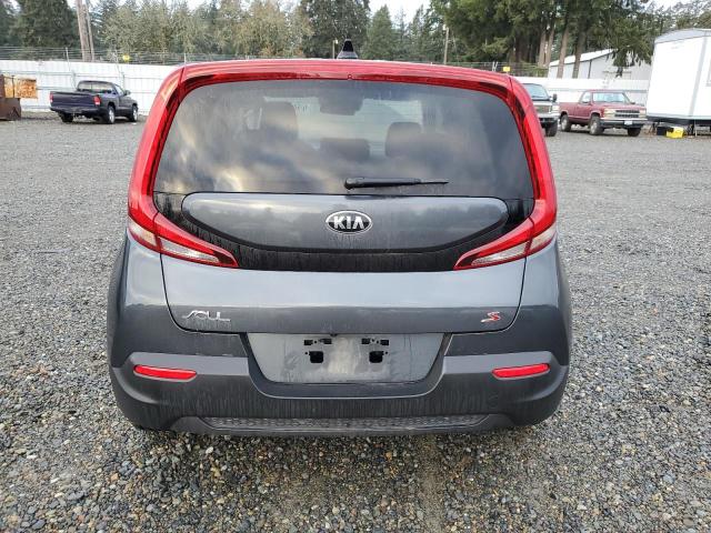 KNDJ23AU9M7782846 - 2021 KIA SOUL LX GRAY photo 6