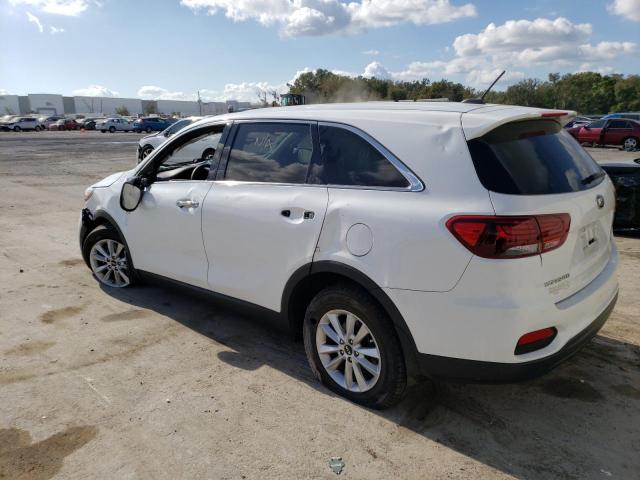 5XYPG4A31KG575473 - 2019 KIA SORENTO L WHITE photo 2