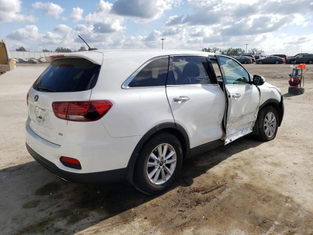 5XYPG4A31KG575473 - 2019 KIA SORENTO L WHITE photo 3