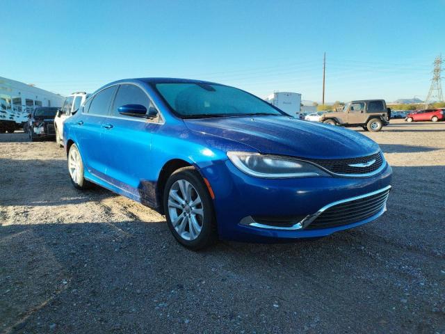 1C3CCCAB7FN557333 - 2015 CHRYSLER 200 LIMITE BLUE photo 4