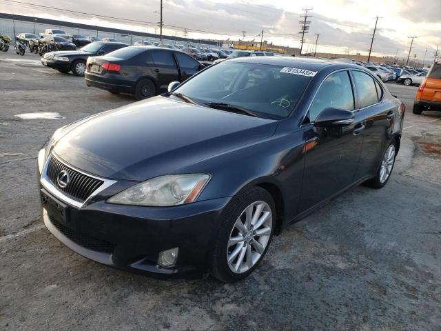 JTHBK262995103634 - 2009 LEXUS IS 250 GRAY photo 1