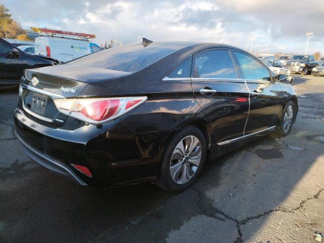 KMHEC4A41DA076893 - 2013 HYUNDAI SONATA HYB BLACK photo 3