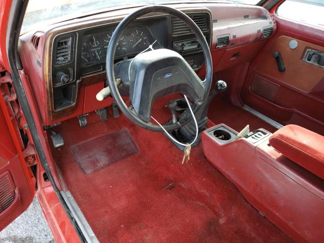 1FMCU14T7KUB56538 - 1989 FORD BRONCO II RED photo 8