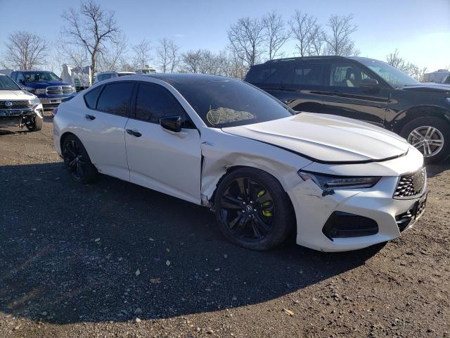 19UUB6F58MA008527 - 2021 ACURA TLX TECH A WHITE photo 4