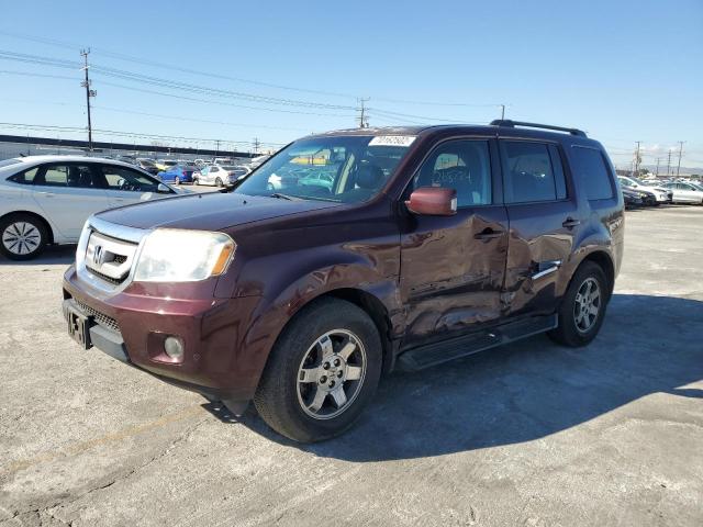 5FNYF3H93AB021174 - 2010 HONDA PILOT TOUR MAROON photo 1