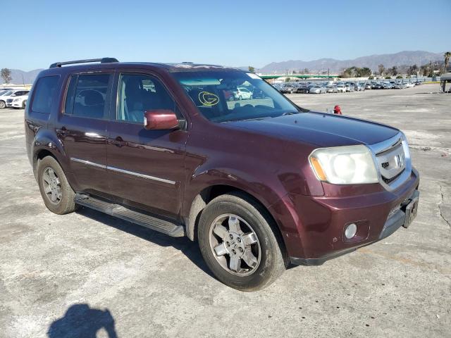 5FNYF3H93AB021174 - 2010 HONDA PILOT TOUR MAROON photo 4