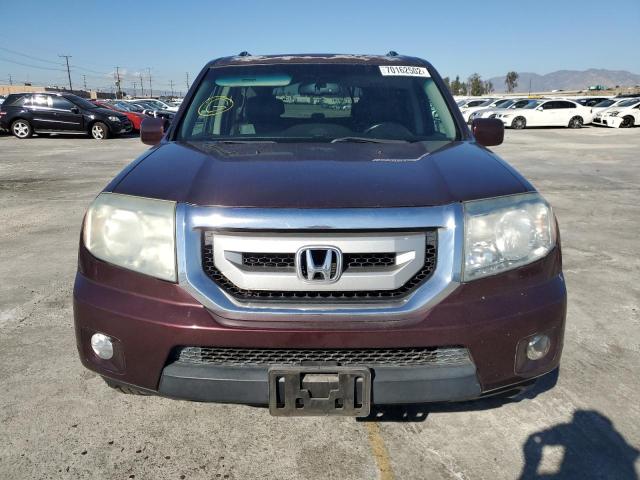 5FNYF3H93AB021174 - 2010 HONDA PILOT TOUR MAROON photo 5