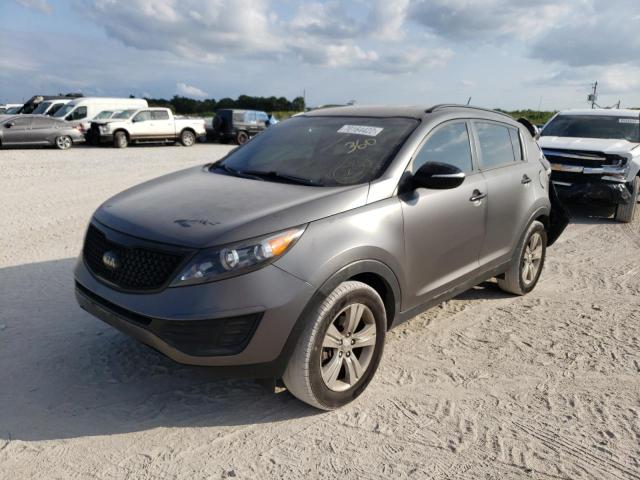 KNDPB3A27C7253998 - 2012 KIA SPORTAGE B GRAY photo 1