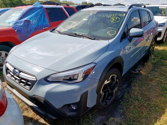 JF2GTHNC9MH361453 - 2021 SUBARU CROSSTREK BLUE photo 2