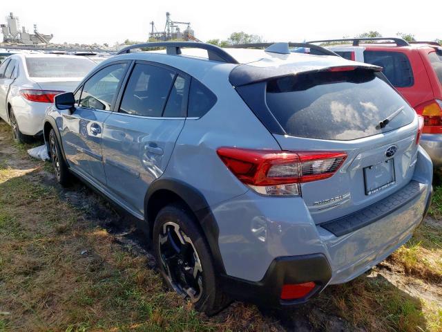 JF2GTHNC9MH361453 - 2021 SUBARU CROSSTREK BLUE photo 3