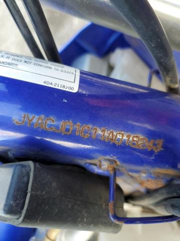 JYACJ01C11A018243 - 2001 YAMAHA YZ426 F BLUE photo 10