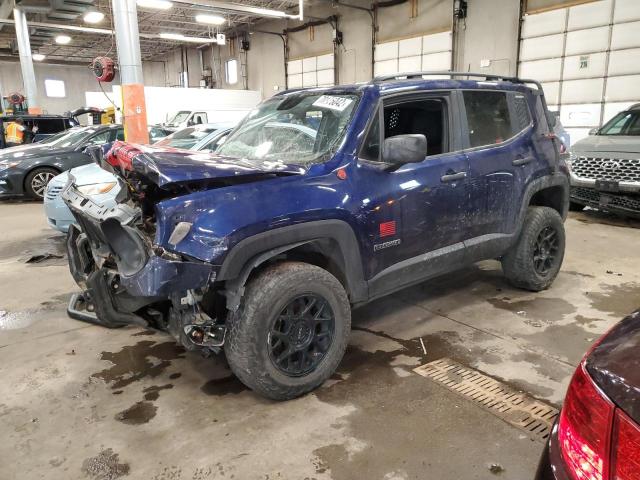 ZACCJBAB0JPH67476 - 2018 JEEP RENEGADE S BLUE photo 1