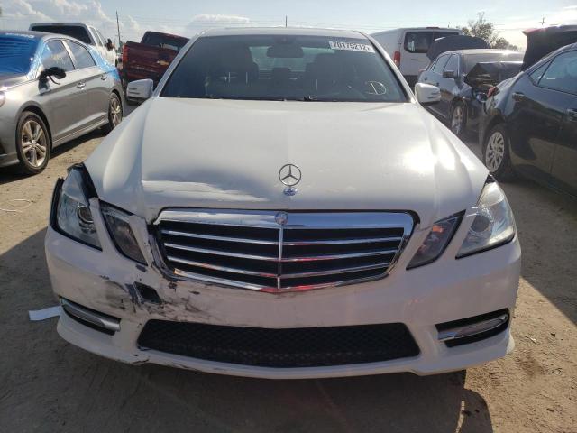 WDDHF5KB6CA648797 - 2012 MERCEDES-BENZ E 350 WHITE photo 5