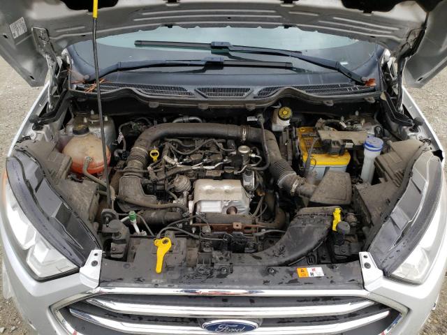 MAJ3S2KEXKC271361 - 2019 FORD ECOSPORT T SILVER photo 12