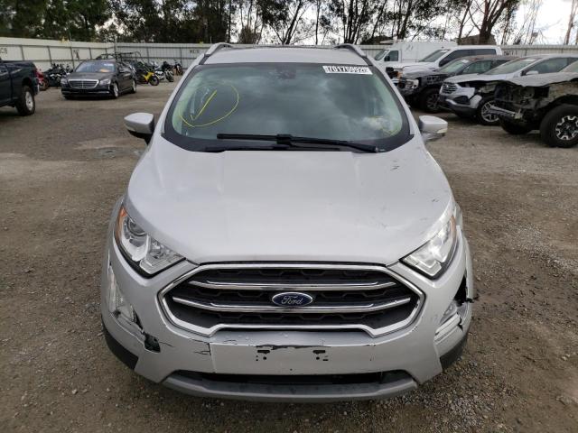 MAJ3S2KEXKC271361 - 2019 FORD ECOSPORT T SILVER photo 5