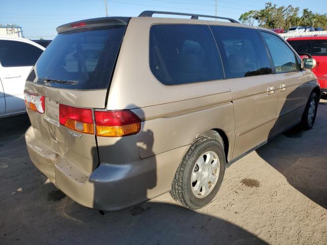 2HKRL18902H568178 - 2002 HONDA ODYSSEY EX BEIGE photo 3