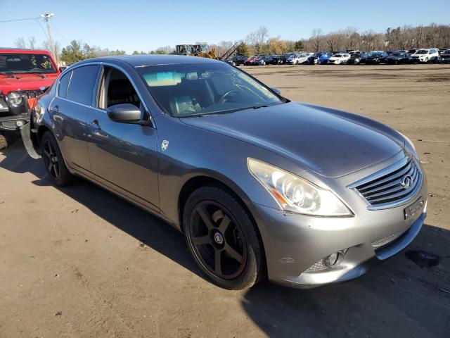 JN1CV6AR0DM770361 - 2013 INFINITI G37 GRAY photo 4