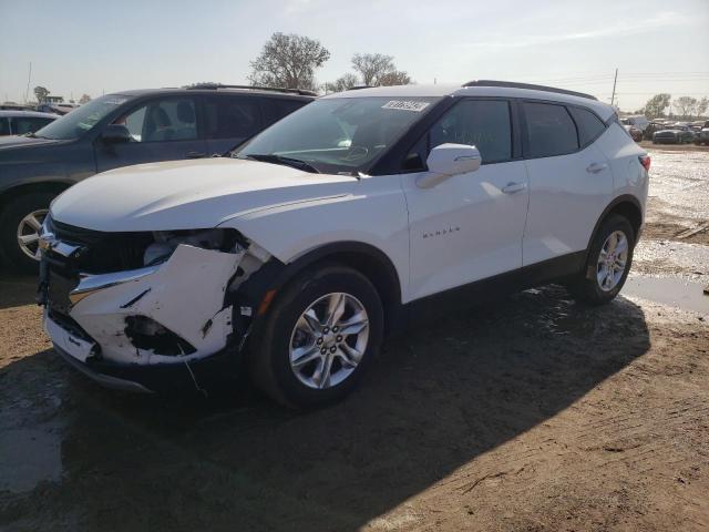 3GNKBJRSXMS554035 - 2021 CHEVROLET BLAZER 3LT WHITE photo 1