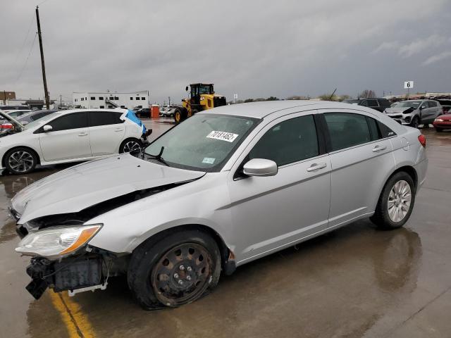 1C3CCBAB3CN101335 - 2012 CHRYSLER 200 LX SILVER photo 1