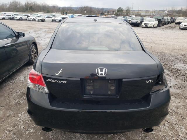 5KBCP3F88AB002977 - 2010 HONDA ACCORD EXL BLACK photo 6