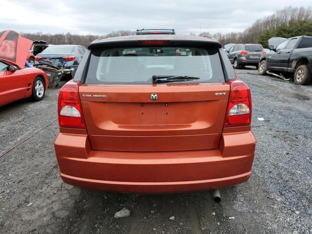 1B3HB48B87D262735 - 2007 DODGE CALIBER SX ORANGE photo 6