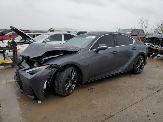 JTHGZ1B22N5054871 - 2022 LEXUS IS 350 F-S CHARCOAL photo 1