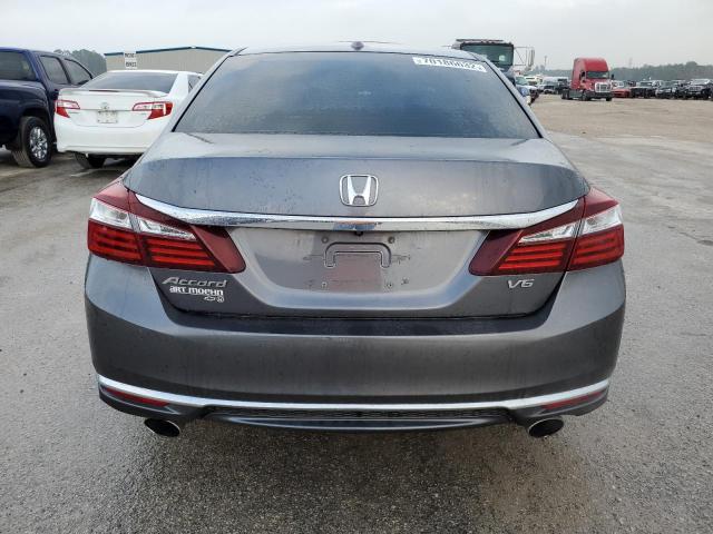 1HGCR3F87HA022294 - 2017 HONDA ACCORD EXL GRAY photo 6